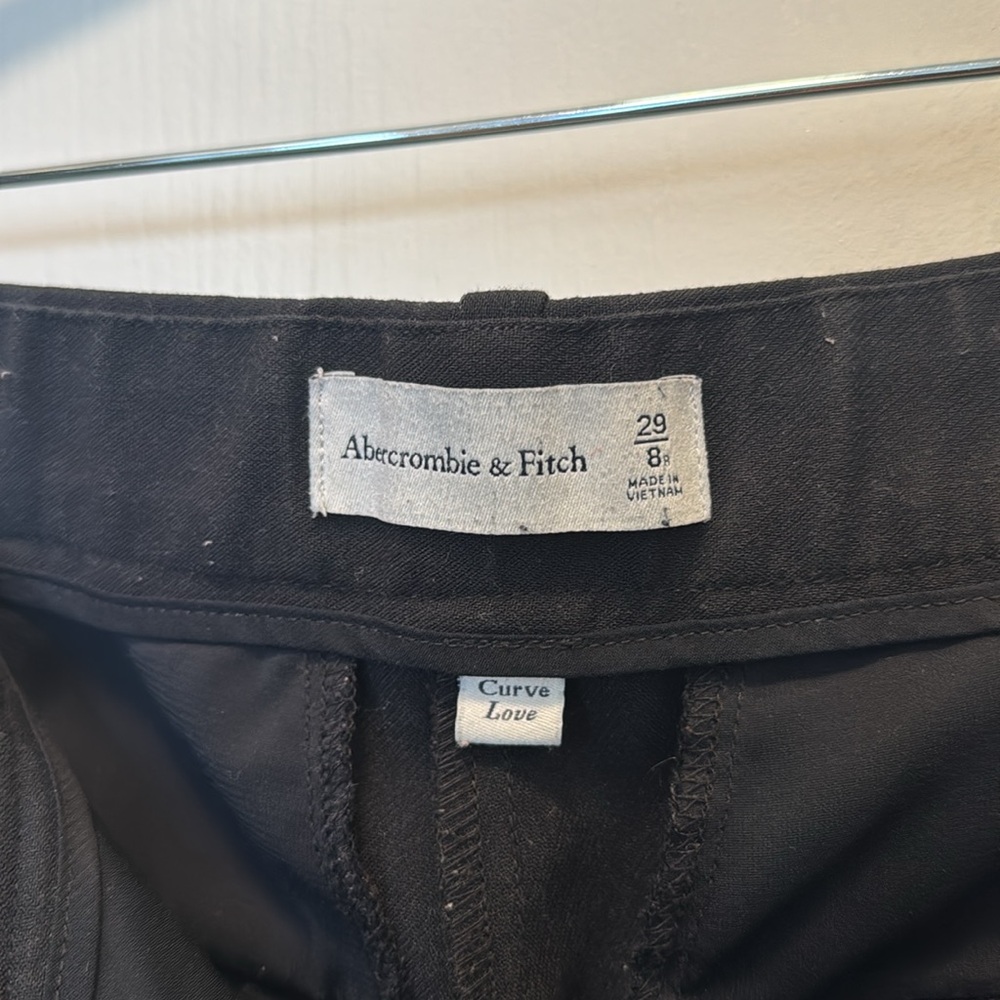 Abercrombie & Fitch Black Wide-Leg Pants - Picture 10 of 12